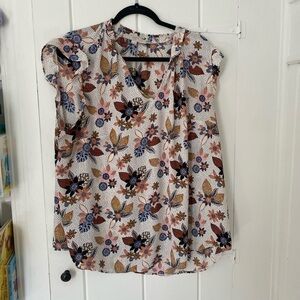 Floral Print Women's Top